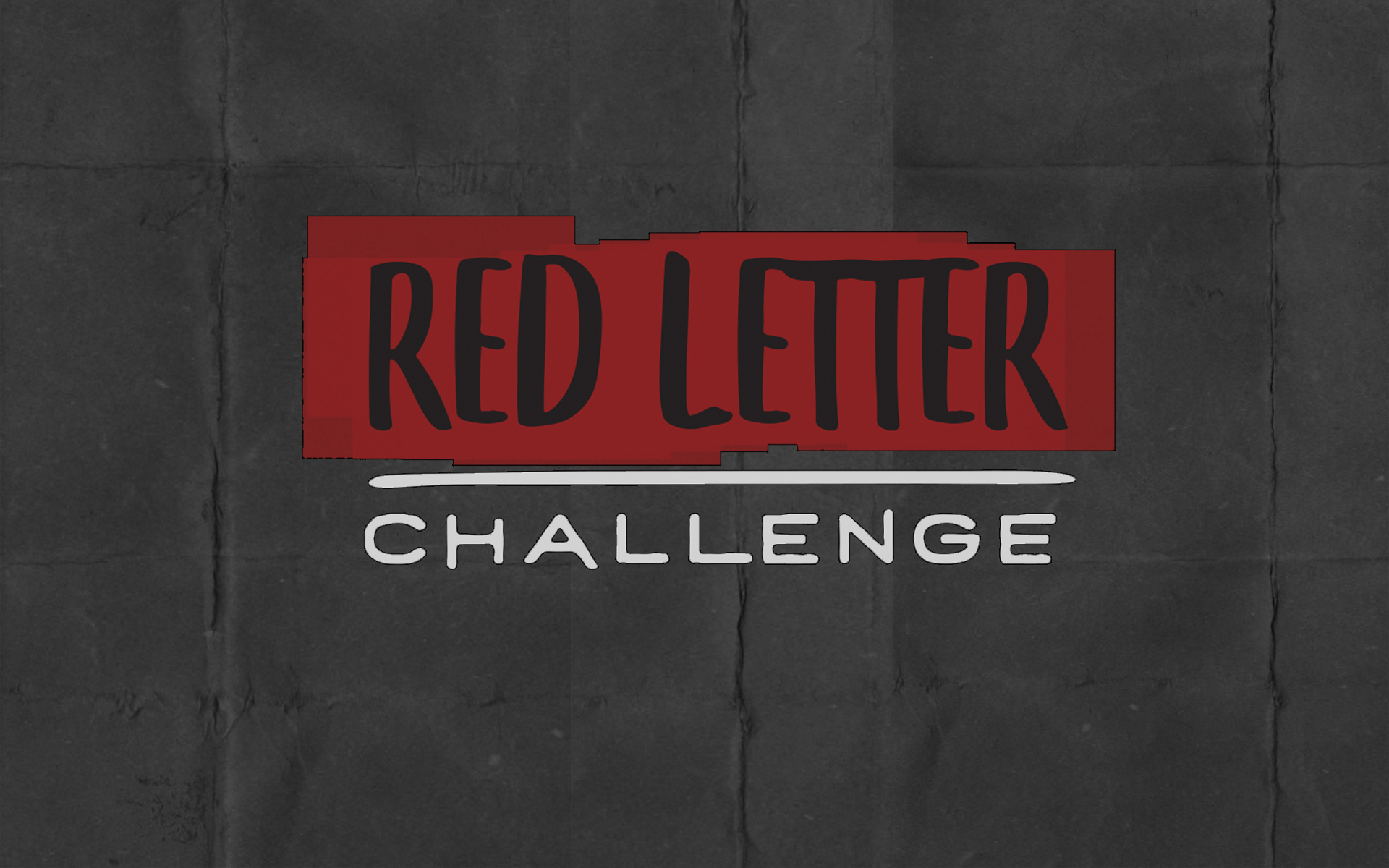 Red Letter Challenge